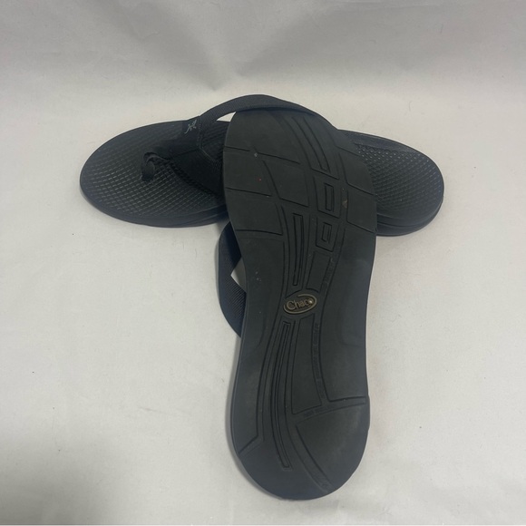 CHACO | Black Low Down Flip Flop Sandal Size Womens 10 - Picture 5 of 5